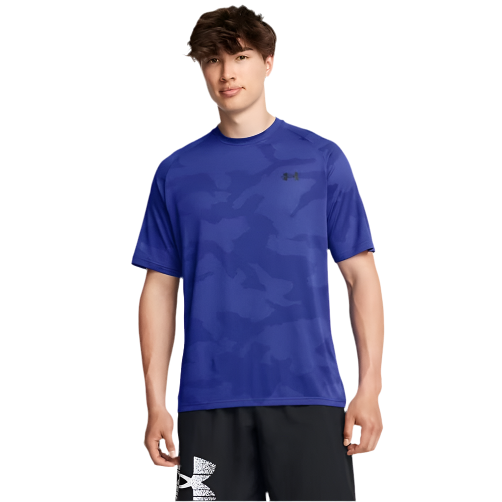 Under Armour - Royal Blue Jacquard T-shirt
